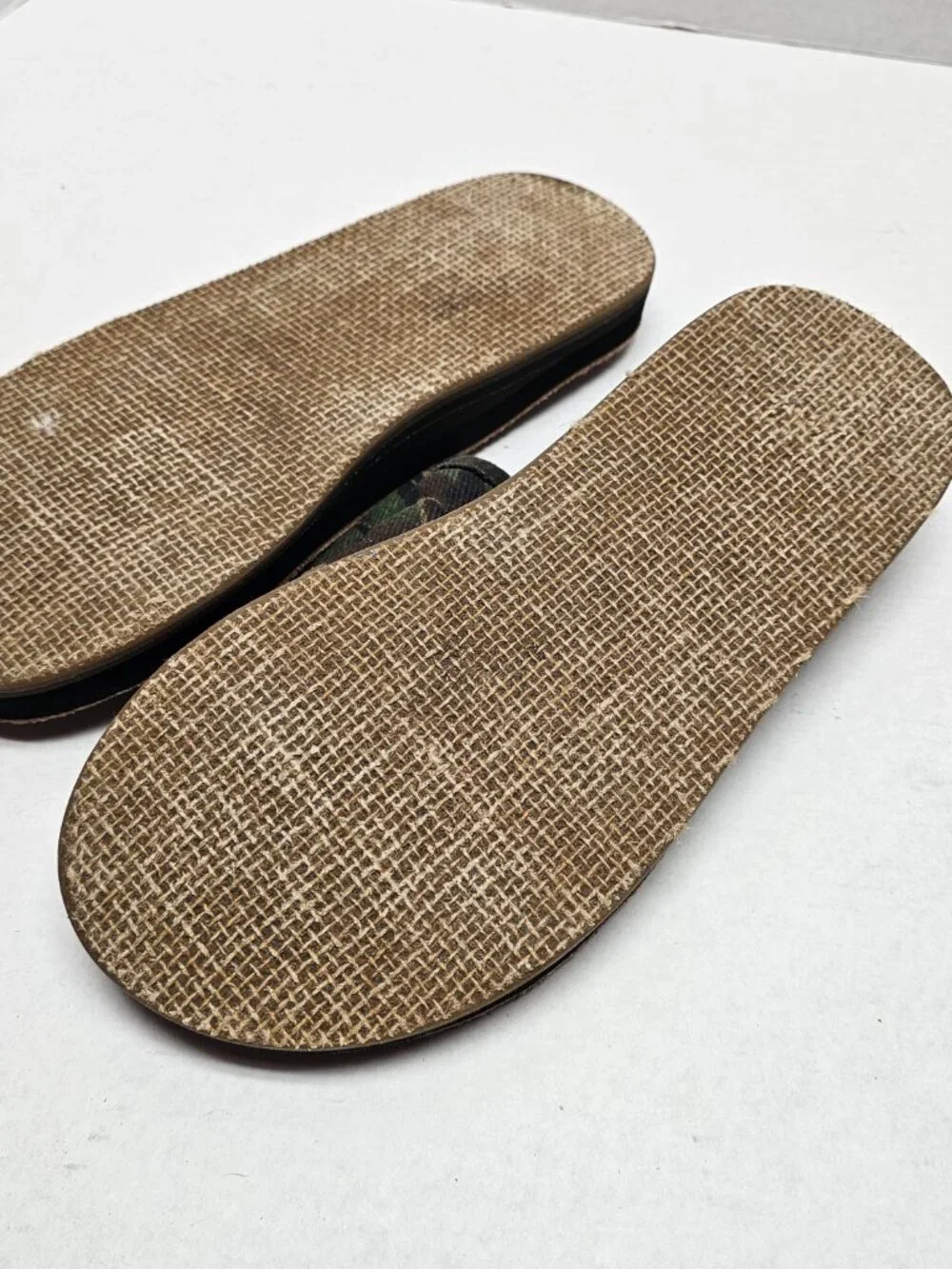 Mens Sanuk Bixby Camo Hemp Slide Sandals Shoes Woodland Camouflage Print Strap 9